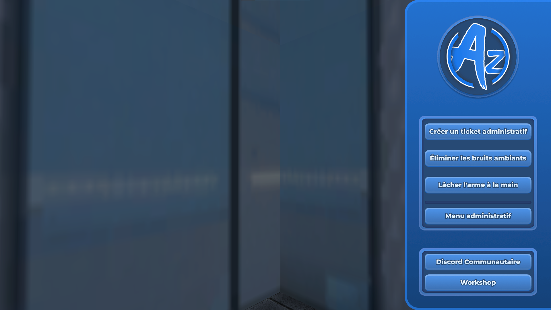 Menu contextuel AzLife